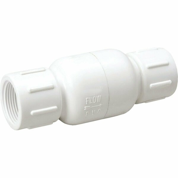 Proline 1/2 In. PVC Schedule 40 Spring Loaded Check Valve 101-103
